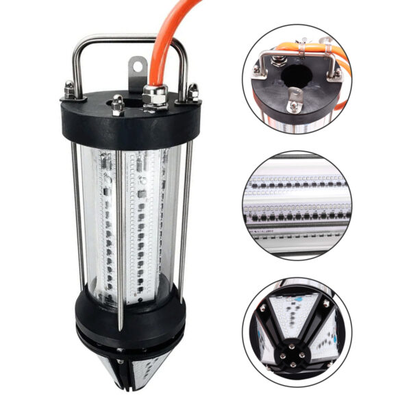 led fishing light 500w Catching salmon large fish IP68 double waterproof use it in fishing farms - Image 6