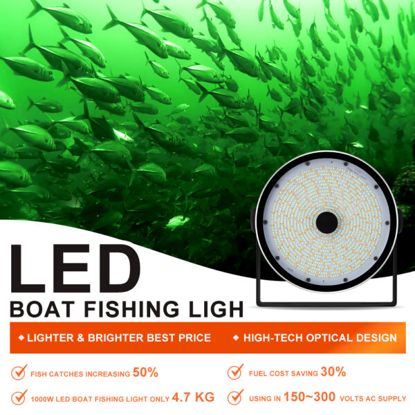 1000W LED marine step lights for yachts fishing light - Image 4