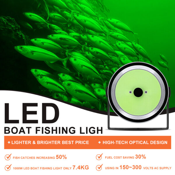 LED navigation lights waterproof IP67 fishing boat lighting 1500W marine for yachts - Image 7