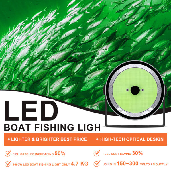 led fishing lights for boats 1000W