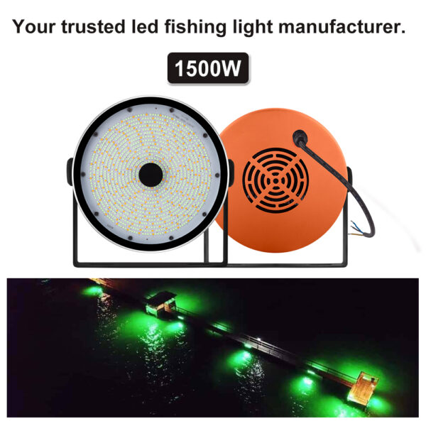 ip67 waterproof stainless steel housing 1500w for boat marine fishing light - Image 4