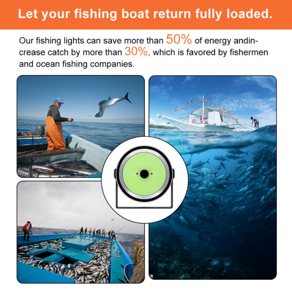 LED navigation lights waterproof IP67 fishing boat lighting 1500W marine for yachts - Image 5