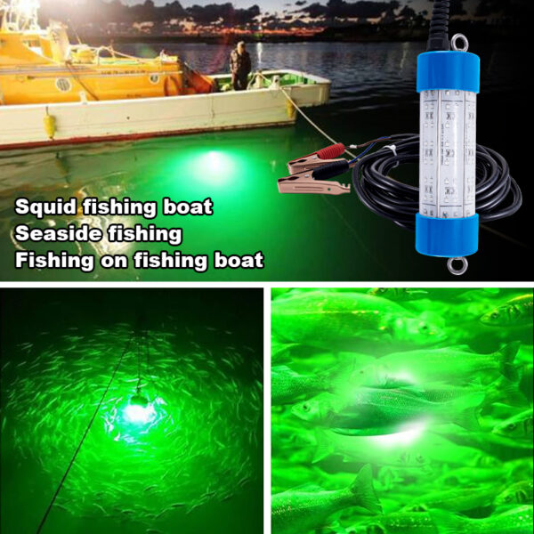 Squid Boat Fishing Light 60w 12V IP68 Farmed Salmon with Dimmer Catching - Image 5