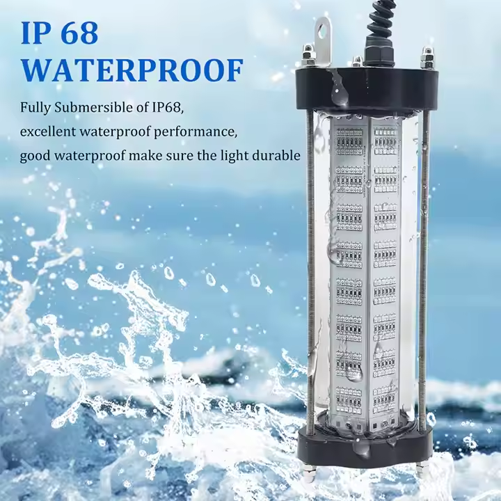 Underwater Led Lights for Fishing 500W Use It in Fishing Farms (steel Cages) - Image 5