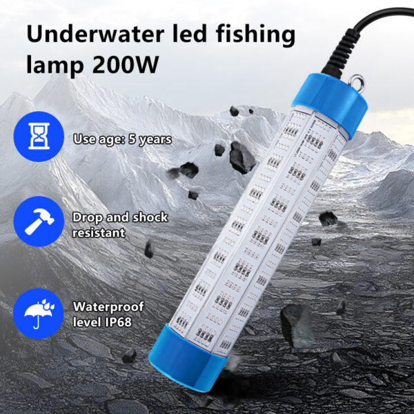 Pool Lamp Outdoor Waterproof IP68 200W Led Underwater Lamp - Image 3