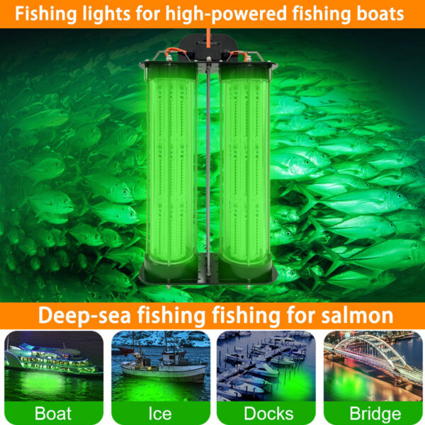 LED Deep Drop Underwater Fishing Light Offshore Fishing 6000w Attracting Fish Lamp - Image 5