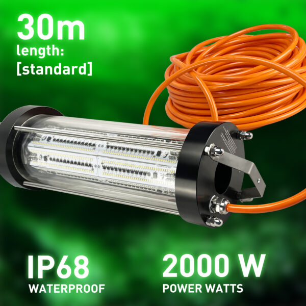 2000W catching fish LED Fishing Light boat green light underwater - Image 7