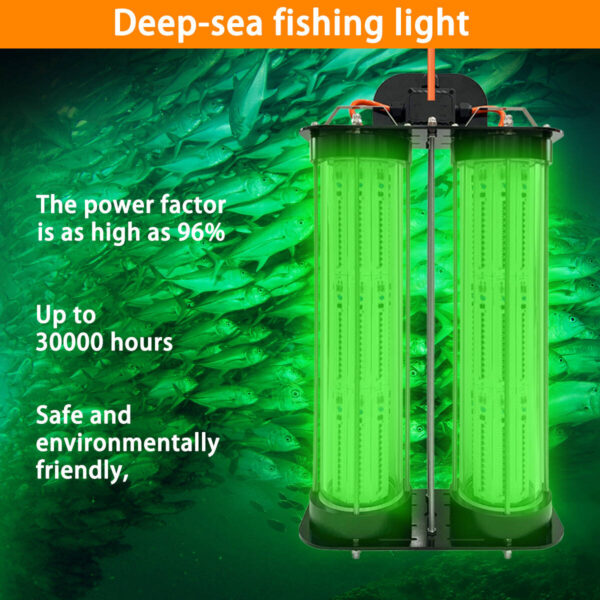 LED Deep Drop Underwater Fishing Light Offshore Fishing 6000w Attracting Fish Lamp - Image 6