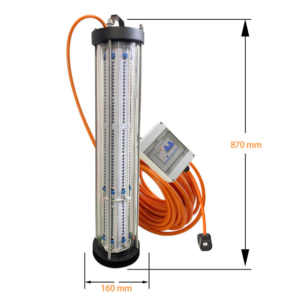 New Led Underwater Fishing Light 4000W Use It in Fishing Farms (steel Cages) - Image 12