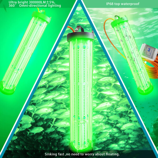 New Led Underwater Fishing Light 4000W Use It in Fishing Farms (steel Cages) - Image 10