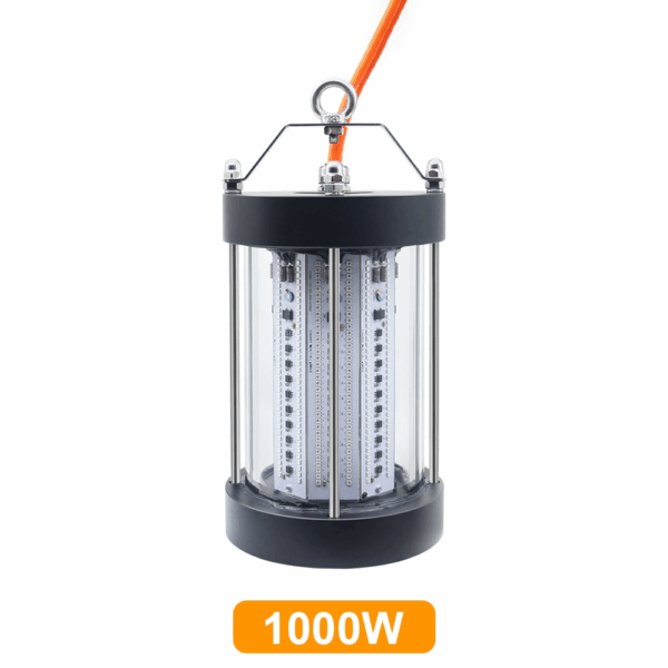 The LED fishing light 1000W for boat fishing latest IP68 green
