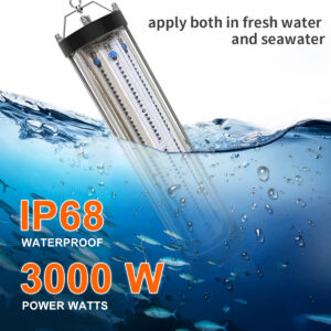 3000W double waterproof latest Underwater LED Fishing Light  depth up