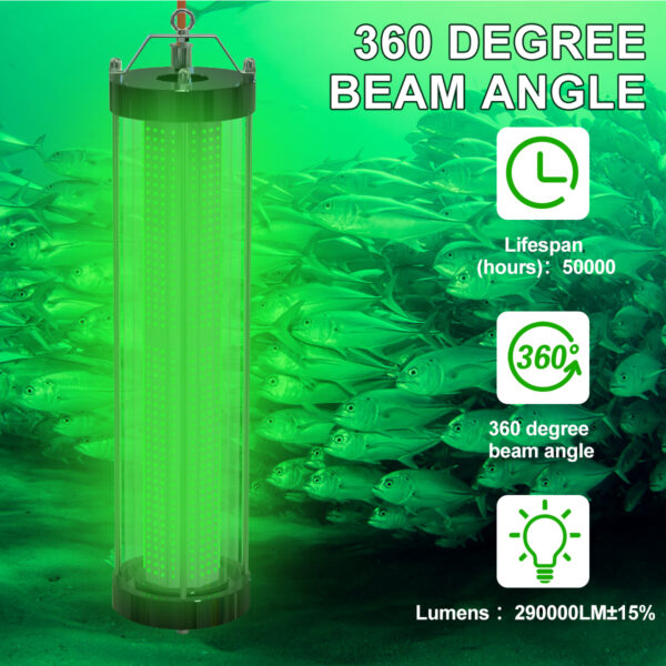 New Led Underwater Fishing Light 4000W Use It in Fishing Farms (steel Cages) - Image 6